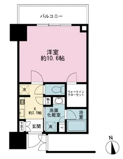 富久クロスグリーンレジデンス【4階】の間取り