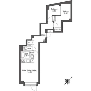 エスタート大井町フォレストの間取り