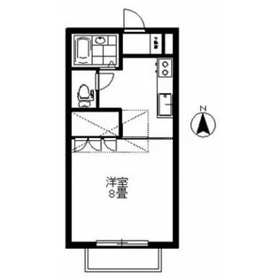 リバーサイド A【1階】の間取り