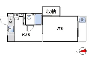 サーラ弥生【2階】の間取り