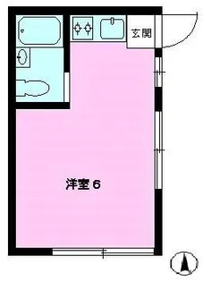 フィオナハイツ【2階】の間取り