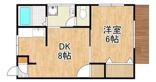 Kハイツ【1階】の間取り