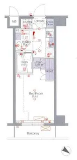 ヴォーガコルテ馬込アジールコート【2階】の間取り