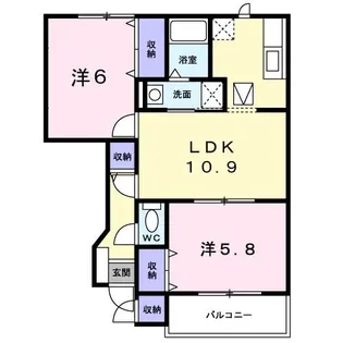 サニ-ハイム3【1階】の間取り