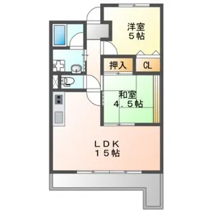 ロイヤルオータム【2階】の間取り