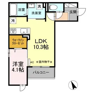 Lux Vita【2階】の間取り