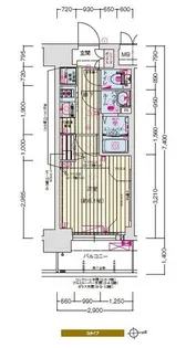 プレサンス難波マジョリティ【2階】の間取り