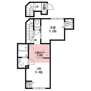パークアレイ井荻【2階】の間取り