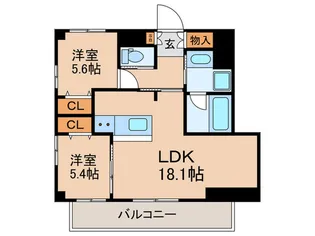 Casa Erinca【2階】の間取り