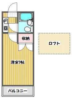 シーザースパレスII【2階】の間取り