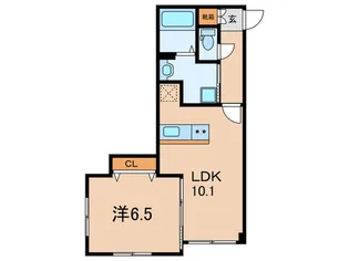 ノヴァーレ祐天寺【2階】の間取り