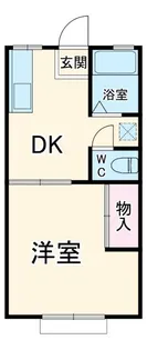 リバーサイドハイツA棟【1階】の間取り