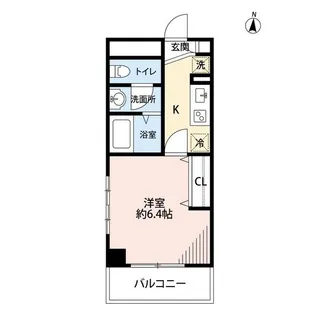 アンプルール フェール K.Yu【3階】の間取り