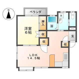 レジデンス松村【1階】の間取り