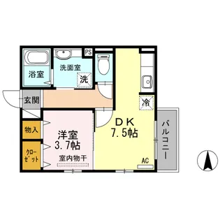 カルミア【2階】の間取り