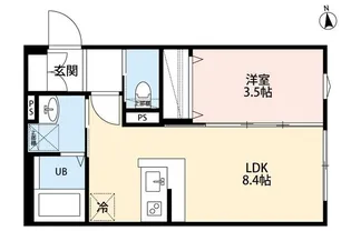 robot home 竹ノ塚【3階】の間取り