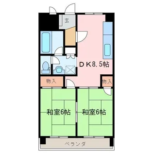 アーバンコート泉宮【3階】の間取り