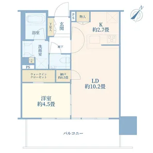 シティタワーズ東京ベイ セントラルタワー【6階】の間取り
