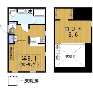 プリマ・ルミナス参番館【2階】の間取り