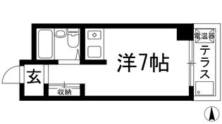 スマイルヴィラ門戸【1階】の間取り