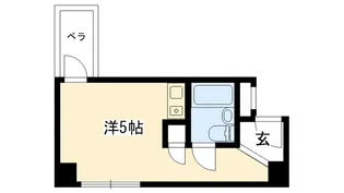 カルム甲子園【5階】の間取り