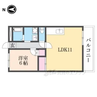 アビタ・コア3【4階】の間取り