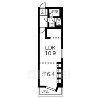 レインボー第2金山【6階】の間取り
