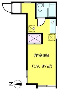 ハイツリベルテ【1階】の間取り