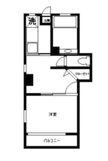 マンション牧野【1階】の間取り