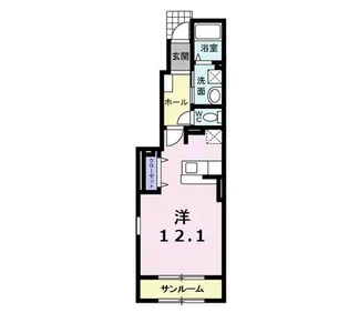 ベル・エアー【1階】の間取り