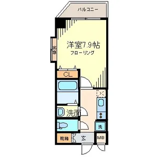 ディーアール西浅草II【1階】の間取り