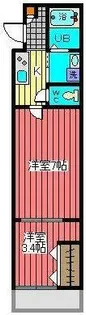 ジュメイラ蕨【3階】の間取り
