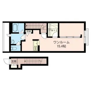ラフィネ桜坂【2階】の間取り