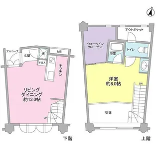 The Manor Garden-ザマナーガーデン-【3階】の間取り