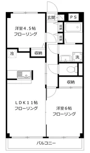 ラ・プリマヴェーラ【3階】の間取り