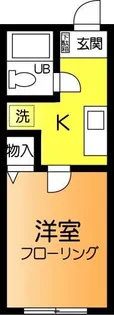 新白金ハイツ【1階】の間取り