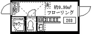 フェリスキッド【2階】の間取り