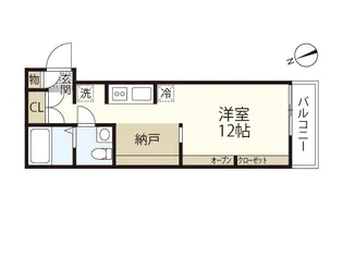 GRIT吉浦【2階】の間取り