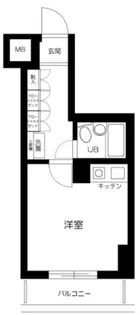 エクセリア新宿【9階】の間取り