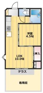 YSハイツ2【1階】の間取り