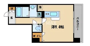 アスヴェル京都四条【10階】の間取り
