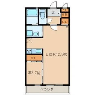 エルミタージュヒルズI【1階】の間取り