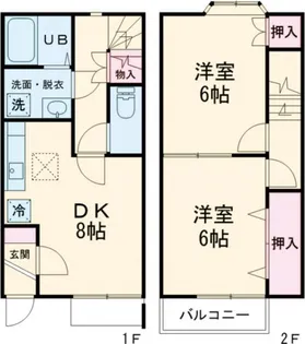 メゾン桜堤の間取り