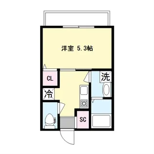 ブラン霞【2階】の間取り