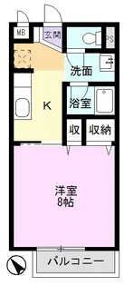 Rubra【2階】の間取り