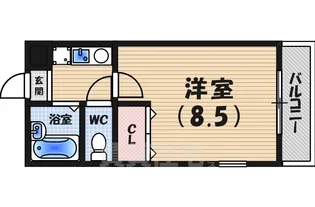 ピュア河原【1階】の間取り