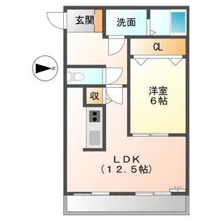 グラン・ルミエール【2階】の間取り