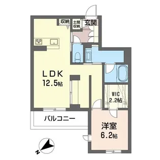ベレシエナ【3階】の間取り