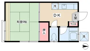 ダイゴハイツ【2階】の間取り