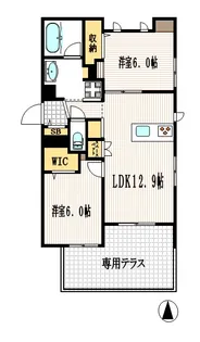 OID Terrace【1階】の間取り